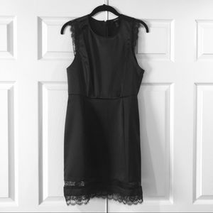 Forever 21 Black Satin Dress